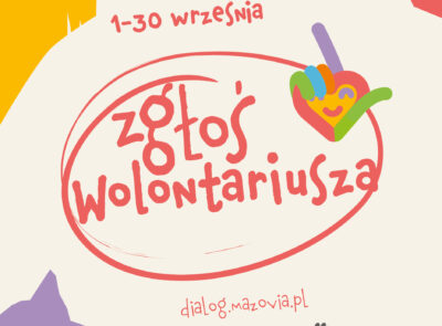 Urząd Marszałkowski Województwa Mazowieckiego w Warszawie ogłosił nabór do 15. edycji konkursu „Mazowieckie Barwy Wolontariatu”!