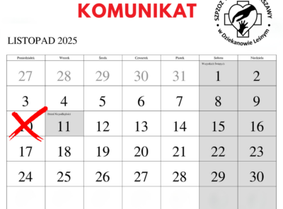 Informacja dla Pacjentów i Interesantów